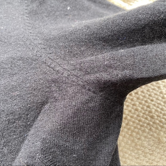 ZADIG & VOLTAIRE black leopard embellished skull Miss Bis cashmere sweater S - Picture 7 of 15